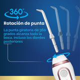 Waterpik - Irrigador de agua portátil inalámbrico avanzado, recarga...