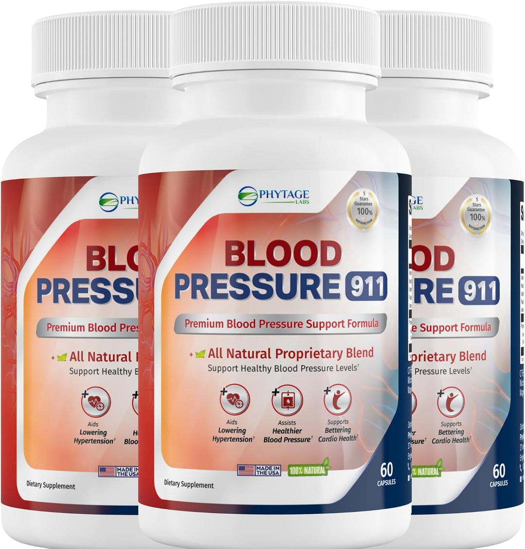 Phytage Labs Blood Pressure 911 \u2013 Suplemento avanzado de sopor...