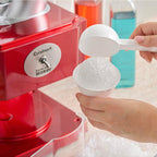 Cuisinart - Máquina de cono de nieve, motor de 90 W, seguridad de enclavamiento, 4 conos reutilizables, diseño compacto, encimera, color rojo