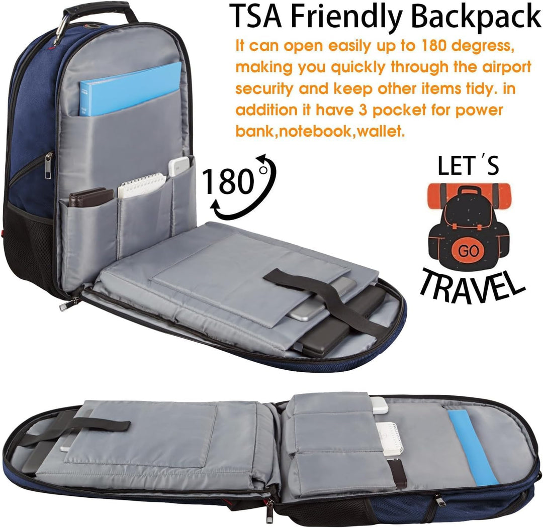 LTINVECK - Mochila para laptop de viaje, mochila extra grande para...