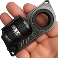 EDC - Juguete giratorio de metal, diseño magnético para aliviar el estrés, múltiples modos de juego, juguete novedoso para adultos, sonido nítido, (gris)