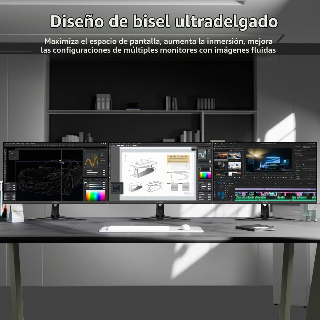 Monitor 4K, monitor IPS Z-Edge de 27 pulgadas, monitor de computado...