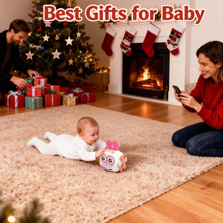 Juguetes para niñas de 1 año, cubo musical ocupado para niños peque...