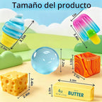Pelotas para el estrés con forma de mantequilla de rebote lento, 2026, pelota para apretar realista, juguetes suaves para apretar, juguetes para aliviar el estrés, juguetes para ansiedad con rebote