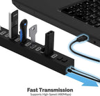 SABRENT, HB-U14P, hub USB 2.0 de 13 puertos, alimentado