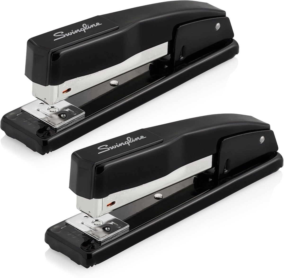 Swingline - Engrapadora comercial, capacidad para 20 hojas, sin atascos, de metal, paquete de 2, color negro (44401AZ)