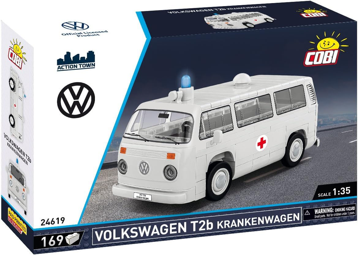 COBI Action Town Volkswagen T2B Krankenwagen Vehículo