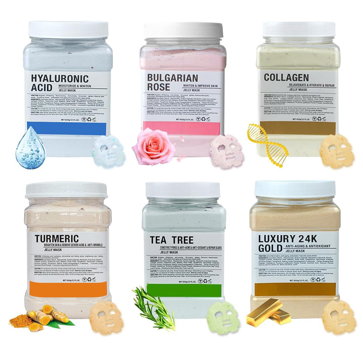 Angeland Mascarilla de gelatina para tratamientos faciales profesio...