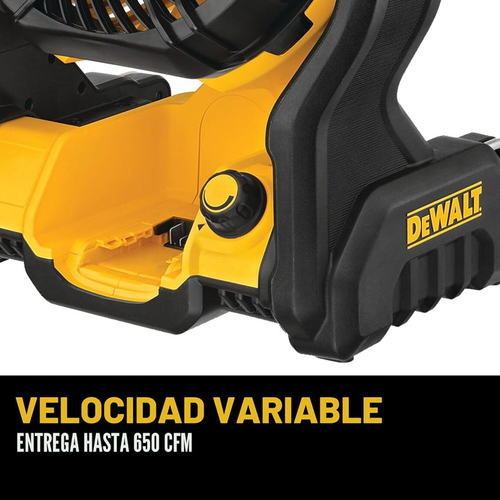 DEWALT 20V MAX Ventilador portátil, ventilador de taller inalámbric...