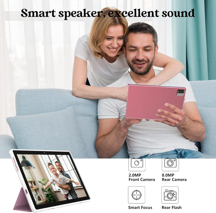 Tablet 10 pulgadas Android 14 Tablets 2 en 1 Tablet con teclado 64...