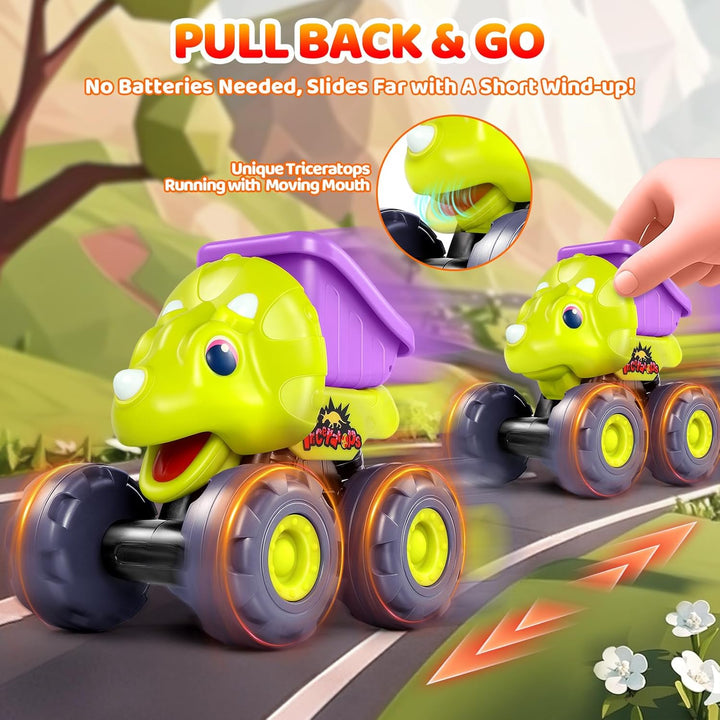 OCATO Camiones Monstruo de Dinosaurio para Niños Pequeños de 2-4 Añ...
