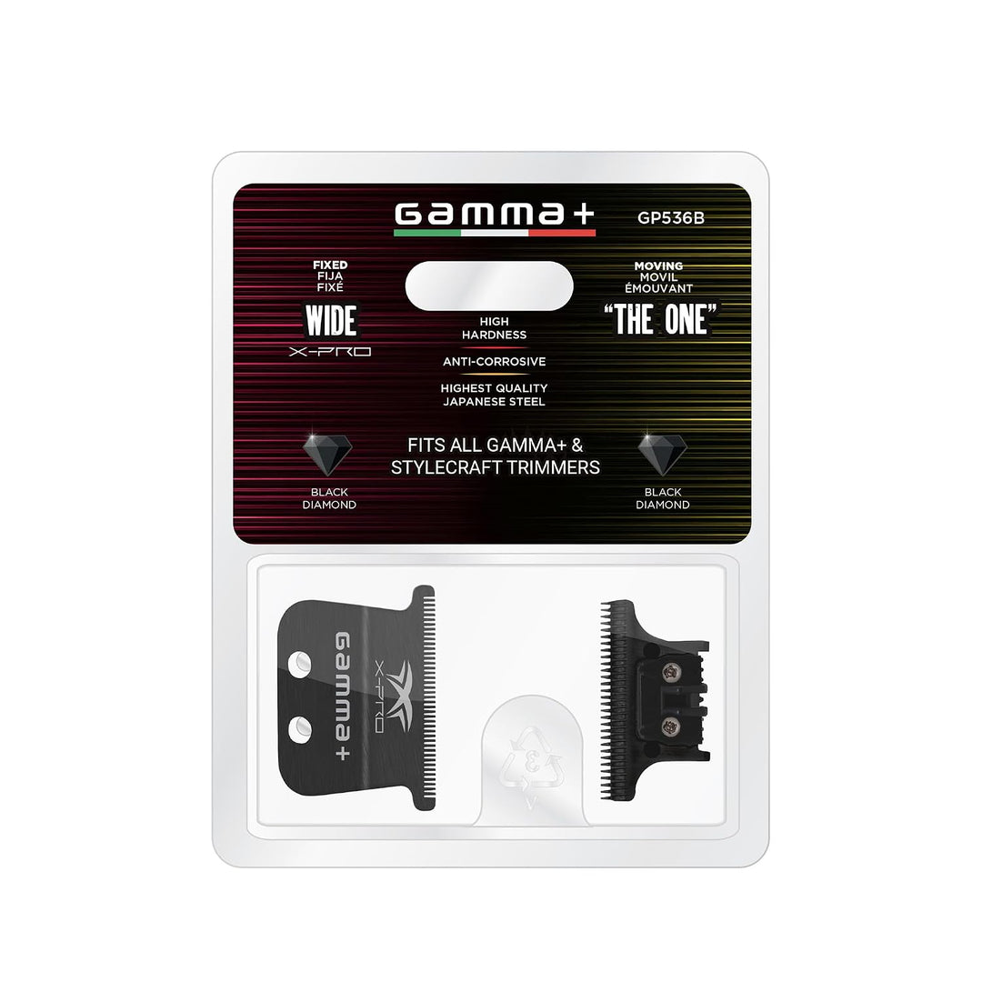 GAMMA+ Repuesto de cuchilla móvil fija de grado profesional