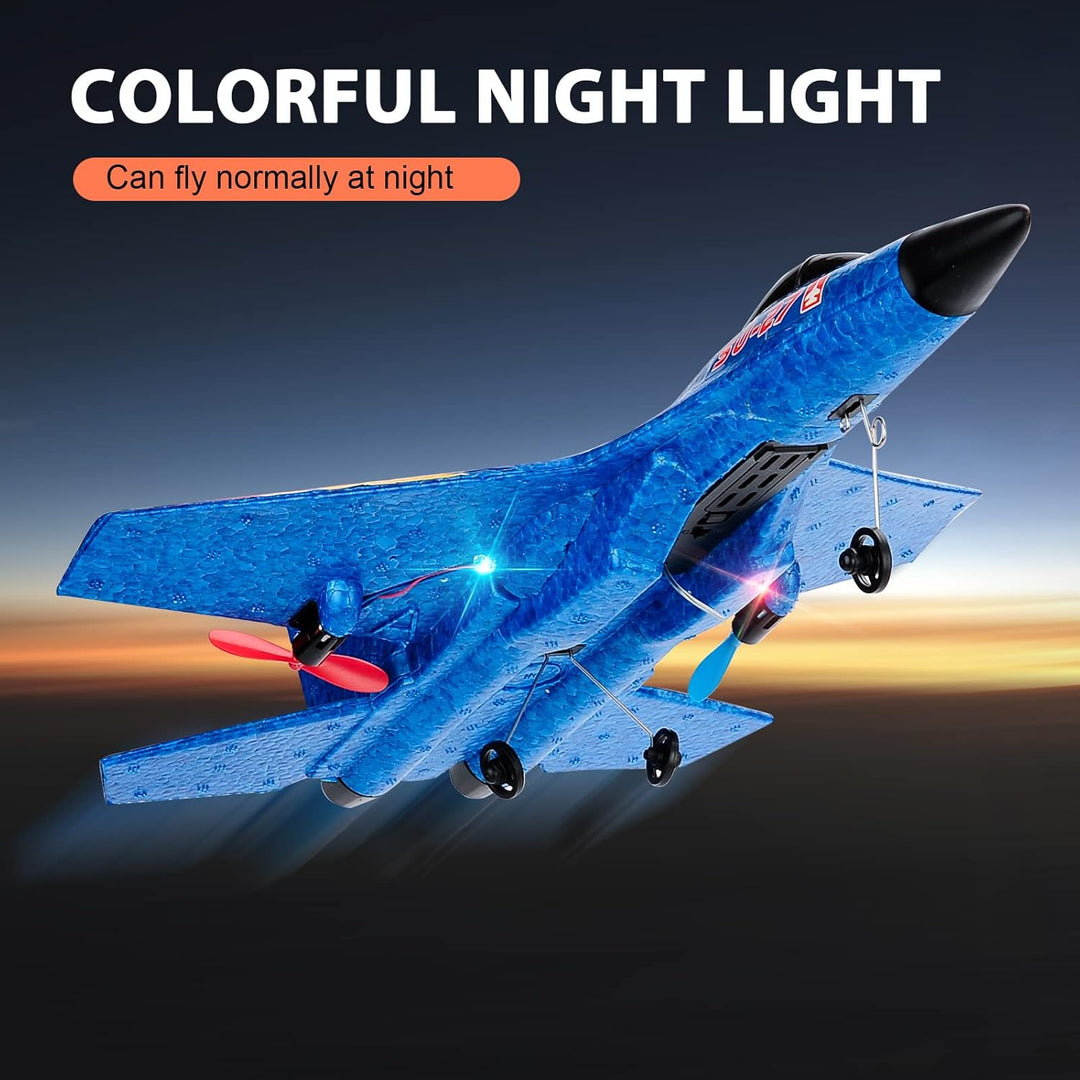 RoofWorld Planeadores de gravedad SU27 RC Avión de control remoto A...