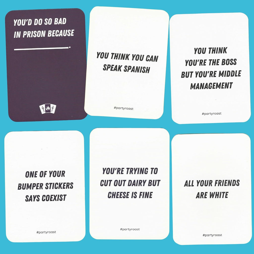 Salvaje, inteligente y realmente divertido | 600 tarjetas de asado sin miedo para adultos que pueden reírse de sí mismos | Perfecto para noches de juegos, despedidas de soltera y cenas |