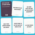 Salvaje, inteligente y realmente divertido | 600 tarjetas de asado sin miedo para adultos que pueden reírse de sí mismos | Perfecto para noches de juegos, despedidas de soltera y cenas |