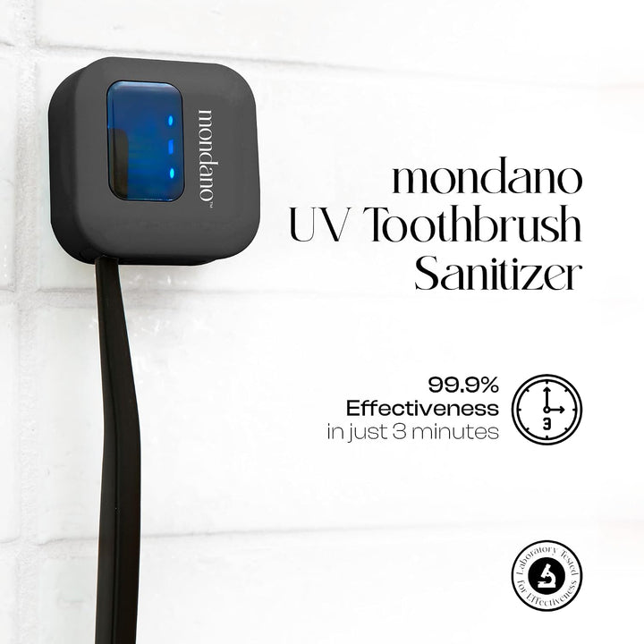 Mondano Esterilizador y Soporte para Cepillos de Dientes UV-C, Estu...