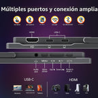 cocopar Monitor portátil IPS Monitor de viaje con USB-C HDMI pantal...