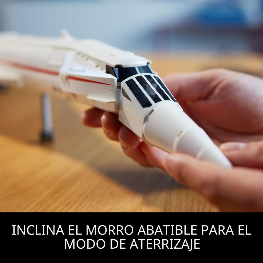 LEGO Iconos 10318 - Airbus Concorde, Blanco