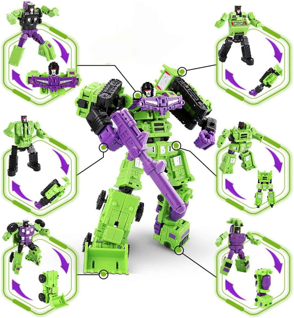 6 en 1 Transformar Combiner Deformación Guerras Combiner Juguetes 8