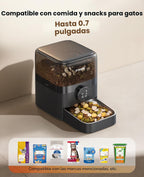 oneisall Comedero automático para gatos grandes y aperitivos, 12 tazas/3