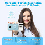 GKUTW Cargador portátil magnético para iPhone y Apple Watch, 10800...