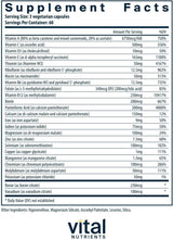 Vital Nutrients - Multi-Nutrientes con Hierro y Yodo - Fórmula Inte...