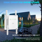 Amplificador de señal WiFi Extensor para el hogar 5G 1200Mbps Dual Band