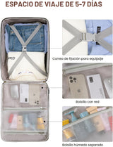 LOVEVOOK Mochila de equipaje de mano artículo personal bolsa de via...