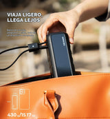 Dexnor Cargador portátil 3 en 1, banco de energía de 15,000 mAh 65...