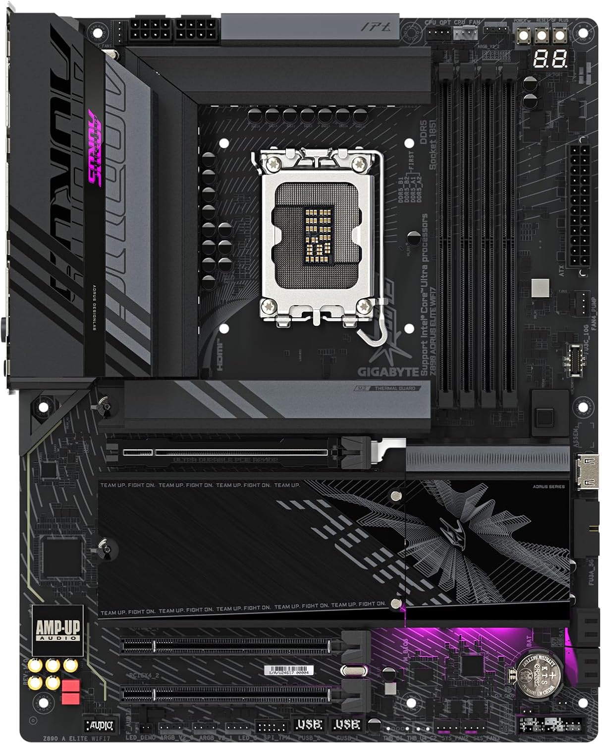 GIGABYTE Z890 AORUS Elite WIFI7 Intel Core Ultra (Serie 2) placa ba...