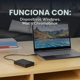 Disco duro externo portátil Seagate de 5 TB - USB 3.0 para PC, Mac,...