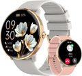 Reloj inteligente para mujer con rastreador de ejercicio: resistente al agua con Bluetooth para respuesta de llamadas, relojes inteligentes para Android/iPhone, digital, reloj inteligente
