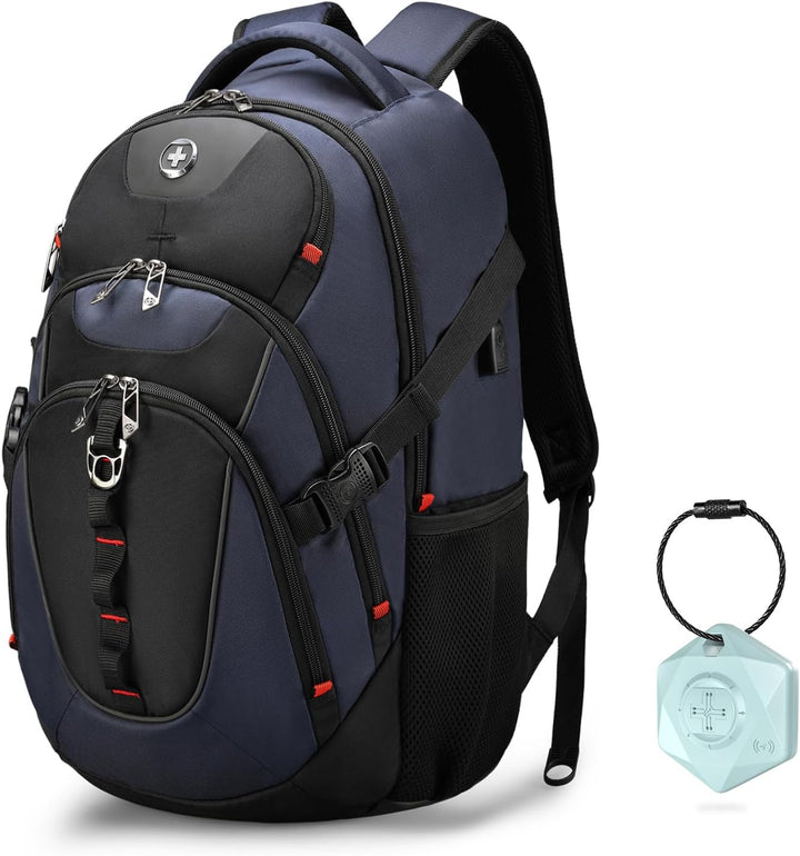 Swissdigital Mochila para portátil de viaje de negocios, para hombr...