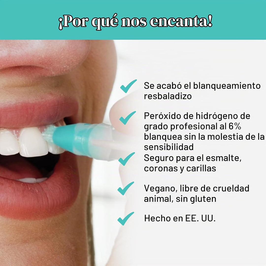GLO Vial Kit de tratamiento de gel blanqueador de dientes, resultad...