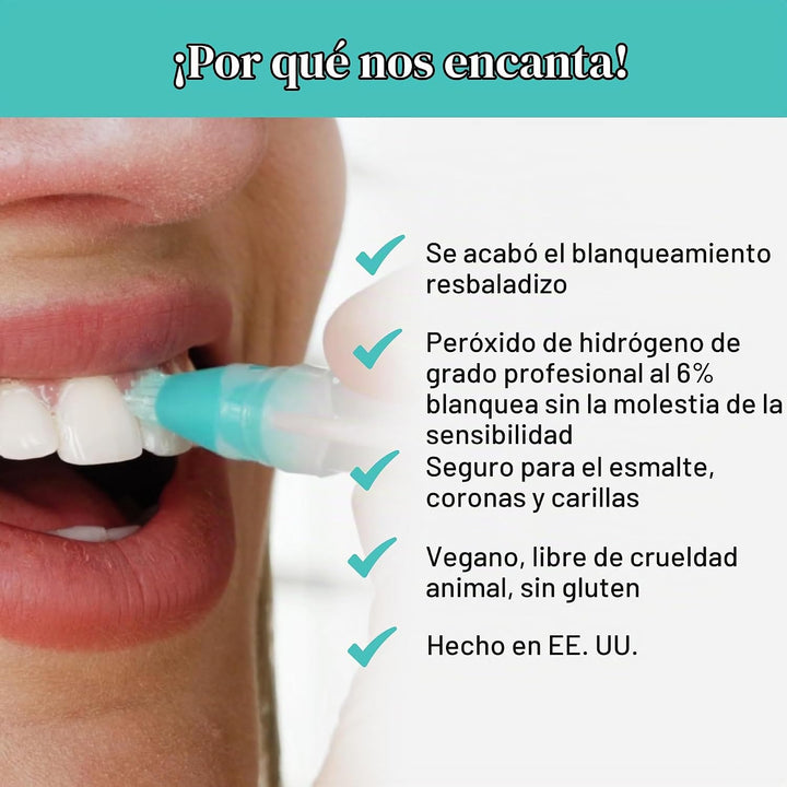 GLO Vial Kit de tratamiento de gel blanqueador de dientes, resultad...