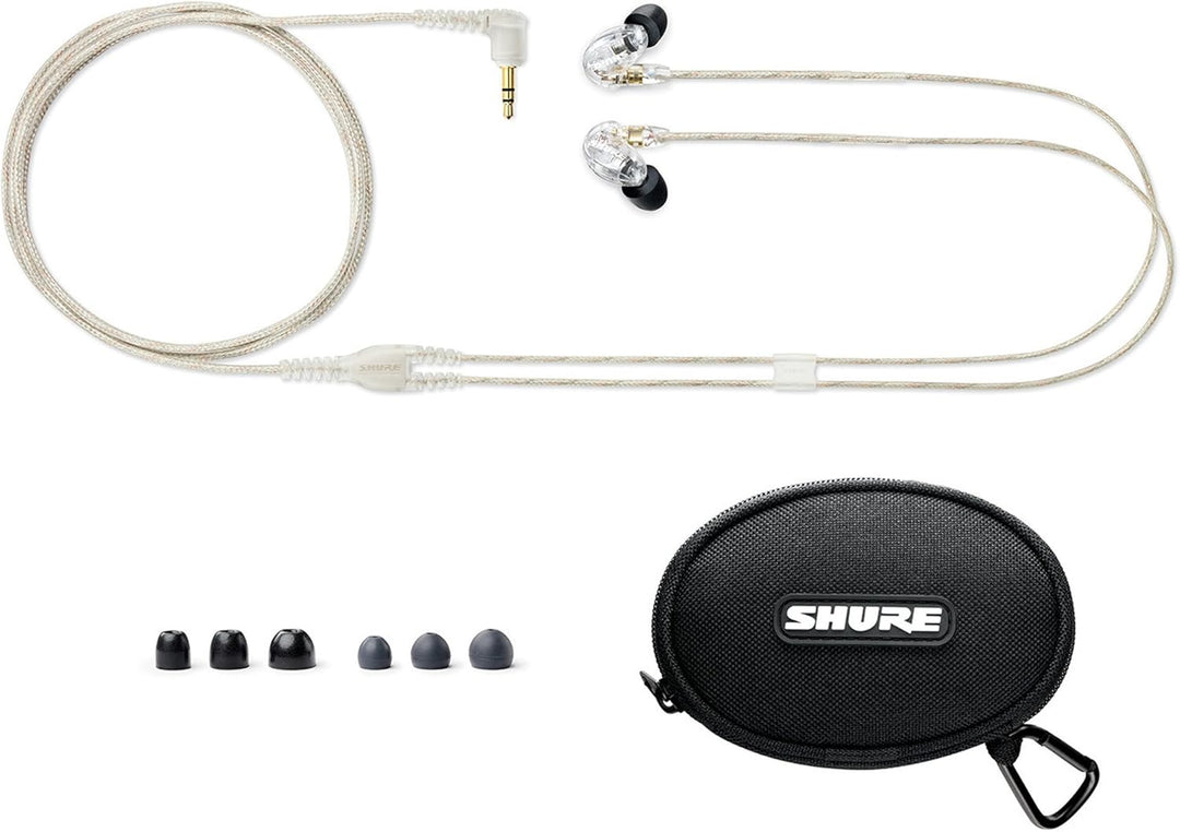Monitor SHURE SE215 Live Sound, Transparente