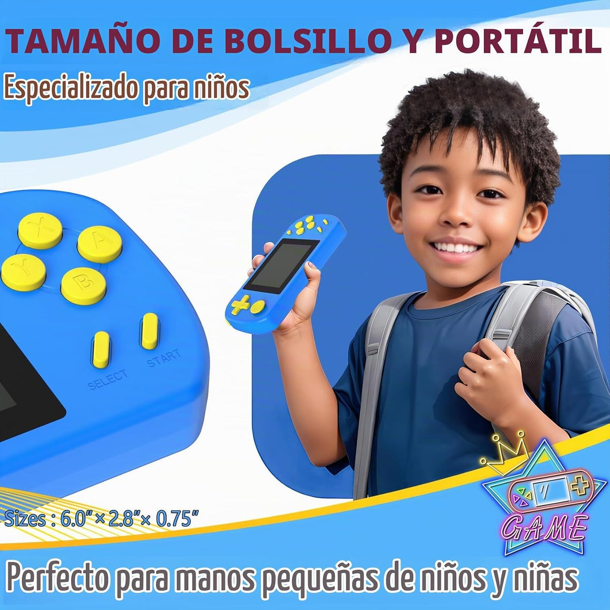 Juegos de mano para niños precargados 218 Videojuegos de Navidad Regalos de