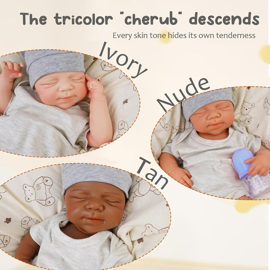 KUICEO Muñecas de bebé Reborn de silicona completa, de 20 pulgadas,...
