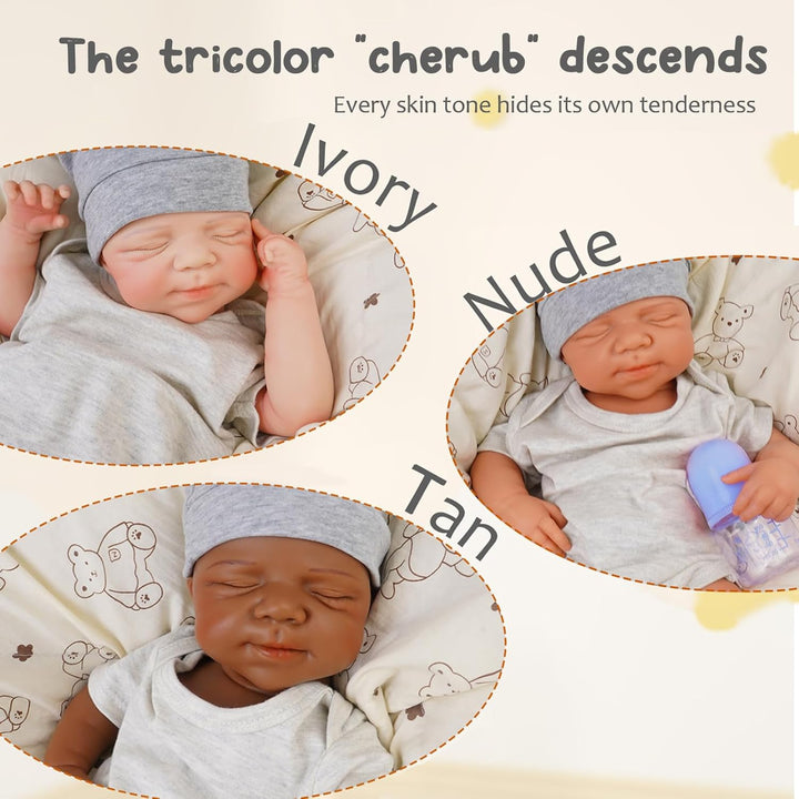 KUICEO Muñecas de bebé Reborn de silicona completa, de 20 pulgadas,...