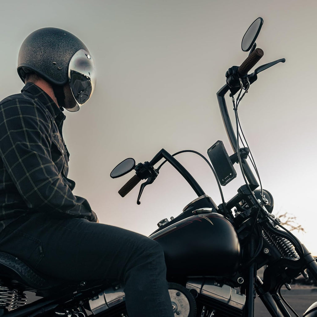 Rokform Funda resistente para iPhone 17 Pro Max + soporte de teléfono para manillar de motocicleta