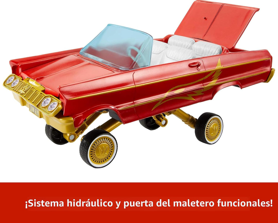 Mattel WWE - Figura de acción y vehículo de juguete, figura del eve...