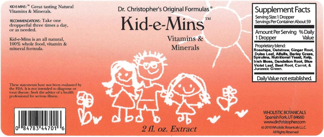 Christopher's Original Formulas Kid-E-Mins Vitaminas y minerale...