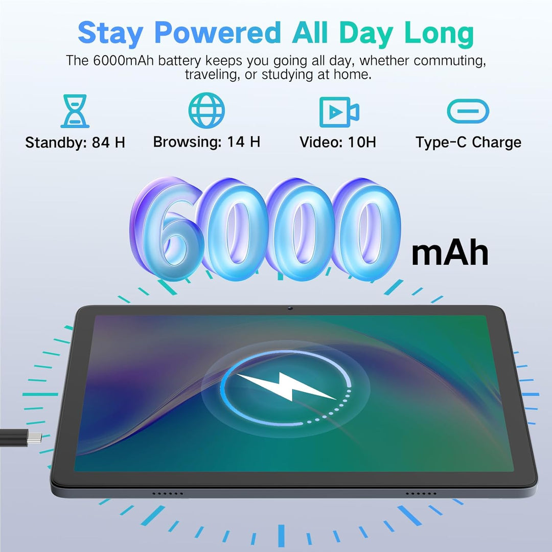LECTRUS Tablet Android 15 de 10.1 pulgadas con Gemini AI, Octa-Core...