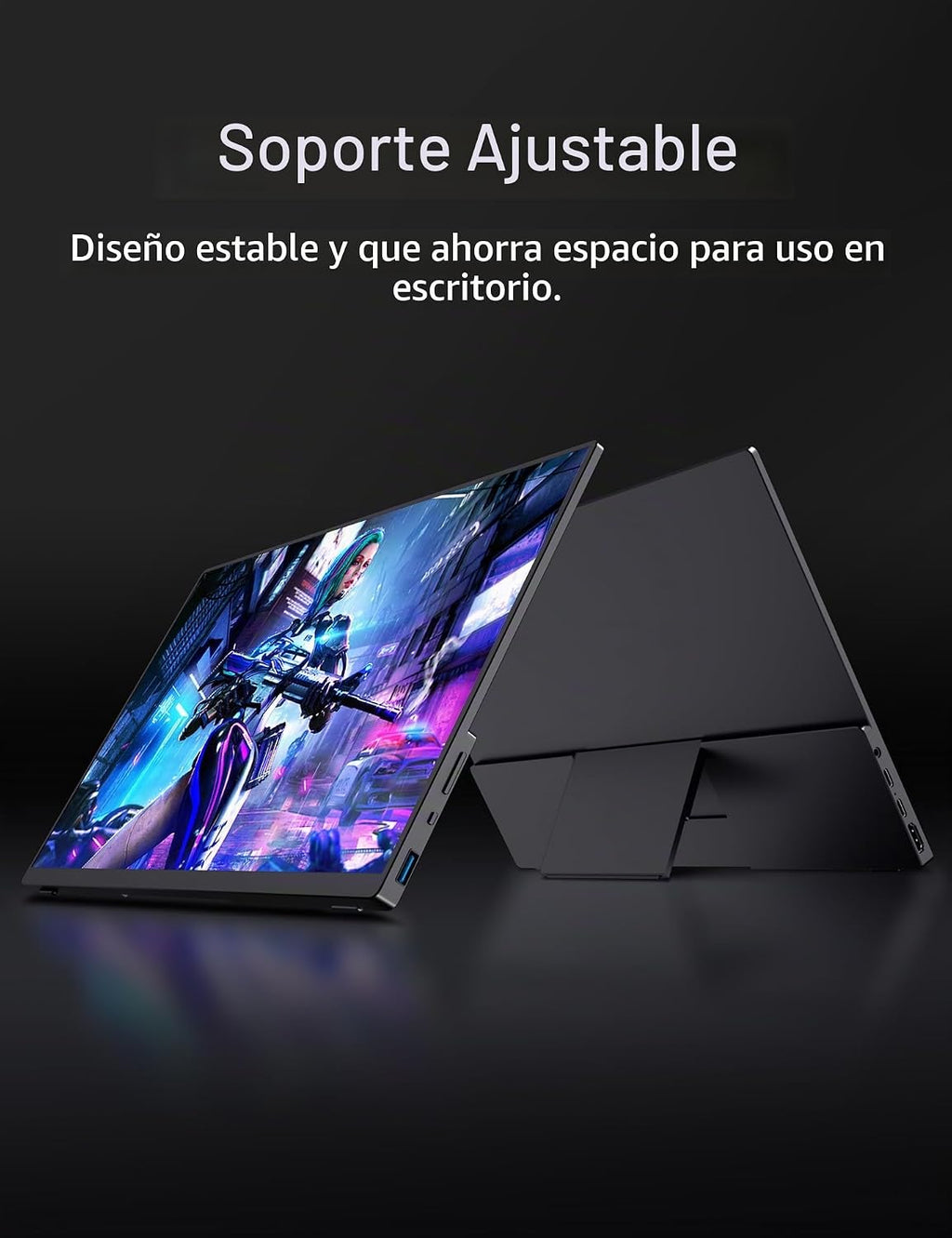 Monitor de viaje portátil 2K 144Hz 16" para PC portátil Switch Xbox PS5/4