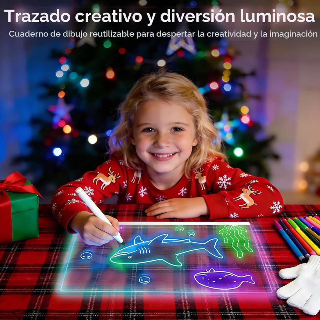 Cosmody Tablero de dibujo LED de 16 pulgadas, regalo de cumpleaños y