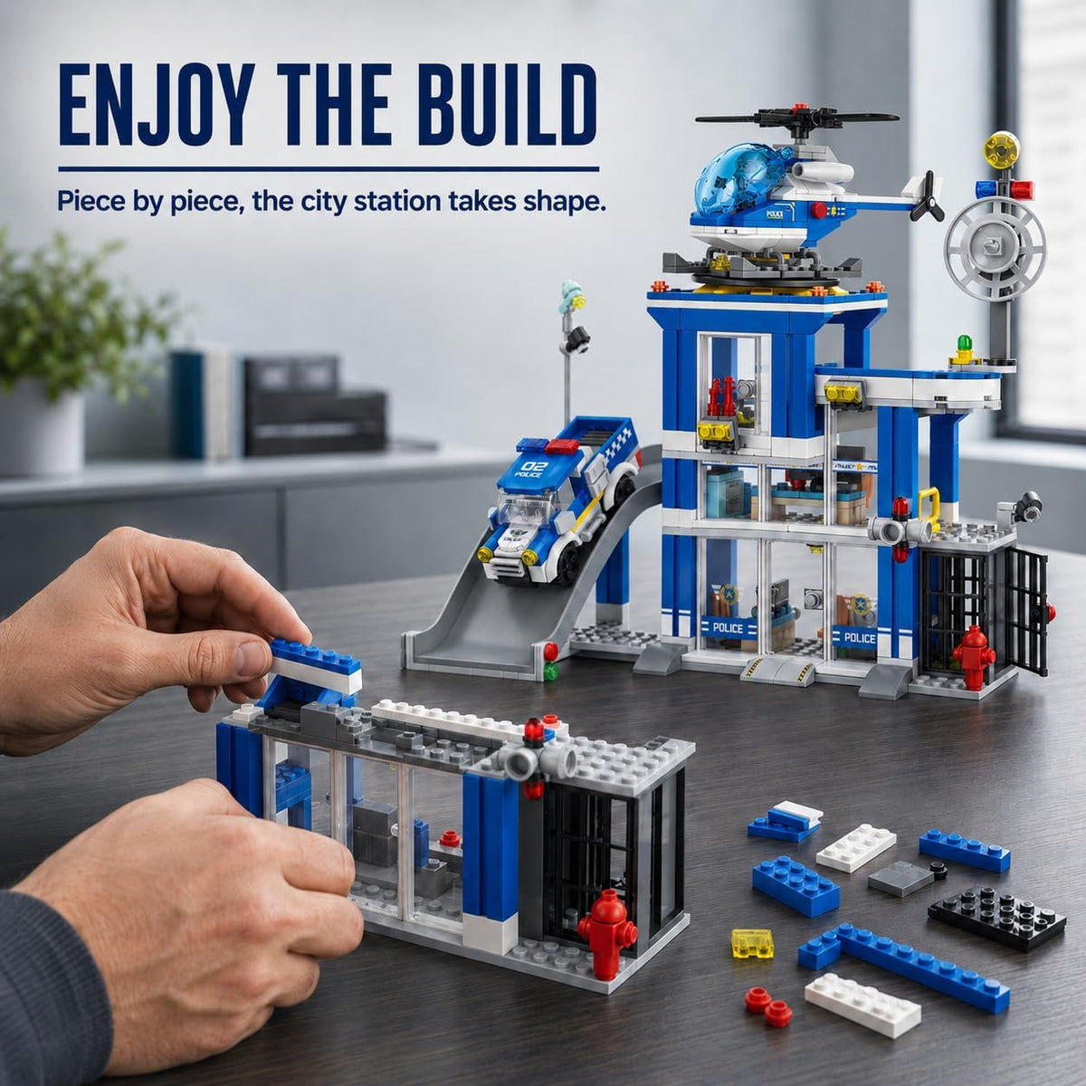 Juegos de bloques de construcción para adultos, 601 piezas