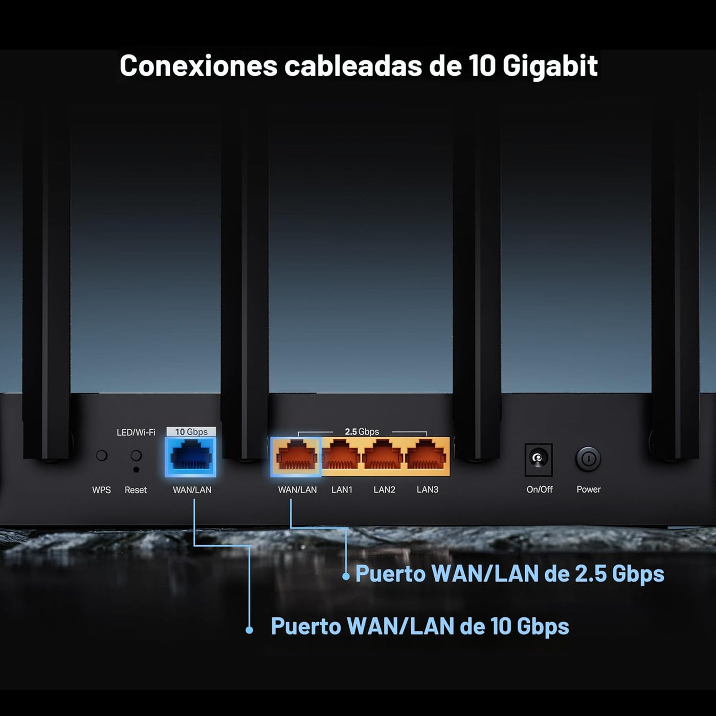 TP-Link Tri-Band BE9700 WiFi 7 Router Archer BE600 | 10G WAN\/LAN +...