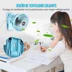 BESKAR Ventilador USB con clip, ventilador de escritorio pequeño po...