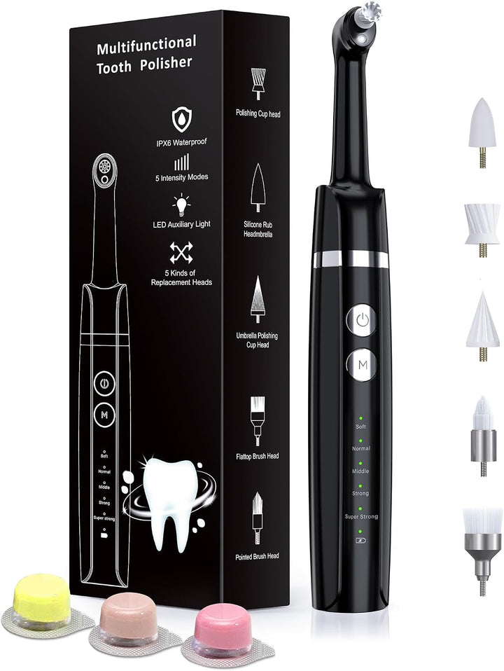 Pulidor de Dientes, Kit Recargable de Blanqueamiento Dental para Li...