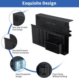 LUKETURE Soporte para laptop, almacenamiento lateral de escritorio...